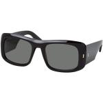 Schwarze Gucci Quadratische Herrensonnenbrillen 
