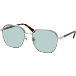 Blaue Elegante Gucci Ovale Brillen aus Metall 