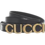 Schwarze Gucci Damengürtel Größe M Länge 80 