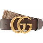 Gucci Gürtel - Jumbo GG Marmont Wide Belt - Gr. 105 - in Beige - für Damen
