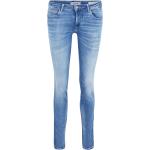 Blaue Guess Slim Jeans aus Denim für Damen Größe XL 
