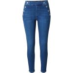 Blaue Guess Skinny Jeans mit Nieten aus Denim für Damen Größe L 