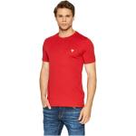 Rote Kurzärmelige Guess T-Shirts für Herren Größe M 