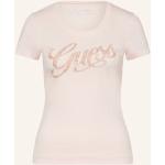 Pinke Guess T-Shirts aus Jersey für Damen Größe XS 