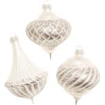 Silberne Vintage Guido Maria Kretschmer Home & living Weihnachtskugeln & Christbaumkugeln glänzend aus Glas 6 Teile 