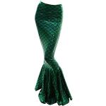 Grüne Meerjungfrau Kostüme Handwäsche für Damen Größe XXL 