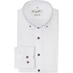 Weiße Langärmelige Gweih & Silk Button Down Hemden aus Baumwolle für Herren Größe XL 