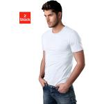 Weiße H.I.S. T-Shirts aus Elastan für Herren Größe L 2 Teile 