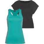 Reduzierte Bunte H.I.S. Yoga Shirts aus Baumwollmischung für Damen Größe L 