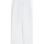 Weiße H&M Knöchelhosen aus Leinen für Damen Größe L 