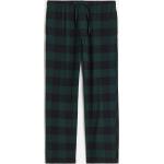 Grüne Karierte H&M Pyjamahosen & Schlafhosen für Herren Größe S 