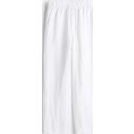 Weiße H&M Knöchelhosen aus Viskose für Damen Größe L 
