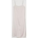 Weiße H&M Wadenlange | Midi Frühlingskleider aus Satin für Damen Größe XL 