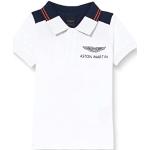 Weiße Hackett AMR Aston Martin Kinder-T-Shirts London für Jungen 