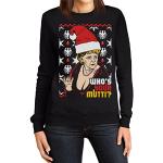 Schwarze Weihnachtspullover & Christmas Sweater Deutschland für Damen Größe XL 