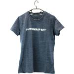 HAIBIKE Shirt 'ePERFORMANCE' Herren in Blau Melange mit Logo Print auf Vorder- und Rückseite, Baumwolle, Regular Fit, Größe S - XXXL, Größe:S