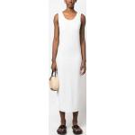 Reduzierte Weiße Ärmellose Melissa Odabash Wadenlange | Midi Nachhaltige U-Ausschnitt Strandkleider Tiere aus Elastan für Damen Größe L 