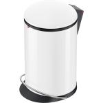 Hailo Stahlblech Pedalbehälter 34,4 x 46,5 cm Weiß