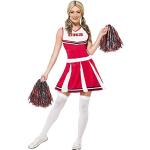 Rote Smiffys Meme / Theme Halloween Cheerleader Kostüme aus Polyester für Damen Größe M 