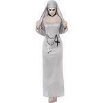 Graue Gothic Smiffys Nonnen Kostüme für Damen Größe M 