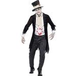 Schwarze Smiffys Meme / Theme Halloween Zombie Kostüme aus Polyester für Herren Größe L 