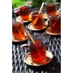 Bunte Rustikale Teetassen 200 ml aus Holz 