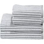 Silberne Handtuch Sets 4 Teile 