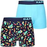 Happy Shorts 2 Pants Jersey Trunk Herren Boxershorts Boxer witzige Designs D21, Grösse:S - 4-48, Farbe:Design 021