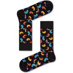 Schwarze Gestreifte Happy Socks Damensocken & Damenstrümpfe Hot Dog aus Elastan Größe 38 zu Weihnachten 