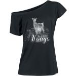Schwarze Harry Potter T-Shirts aus Baumwolle für Damen Größe XXL 
