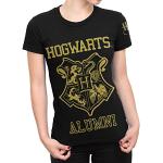 Goldene Harry Potter Hogwarts T-Shirts für Damen Größe M 