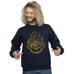 Blaue Langärmelige Harry Potter Hogwarts Frühlingsmode aus Baumwolle für Herren Größe XXL 