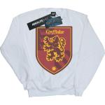 Weiße Print Langärmelige Harry Potter Gryffindor Kindersweatshirts aus Jersey für Mädchen Größe 128 