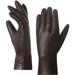Reduzierte Schwarze Gefütterte Handschuhe Länder aus Leder für Damen Größe XL 