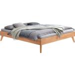 Braune Hasena Betten aus Massivholz 160x200 cm 