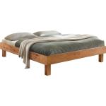 Braune Hasena Betten aus Massivholz 200x200 cm 