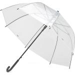 HAY Canopy Regenschirm Clear, Aluminiumgriff schwarz