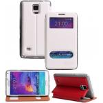 Weiße Samsung Galaxy Note 8 Hüllen Art: Flip Cases aus Kunststoff mit Sichtfenster 