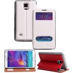 Weiße Samsung Galaxy S8 Plus Hüllen Art: Flip Cases aus Kunststoff mit Sichtfenster 
