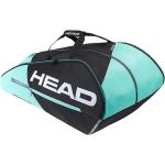 Schwarze Head Tour Team Tennistaschen mit Außentaschen für Herren 