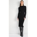 Schwarze Klassische Hechter Paris Stehkragen Winterkleider für Damen Größe M 