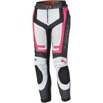 Held Rocket 3.0 Damen Motorrad Lederhose, schwarz-weiss-pink, Größe 38
