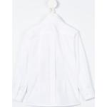 Weiße Langärmelige Dolce & Gabbana Kinderhemden aus Baumwolle 