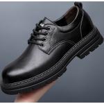Schwarze Oxford Schuhe für Herren 