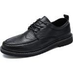 Schwarze Casual Oxford Schuhe atmungsaktiv für Herren 