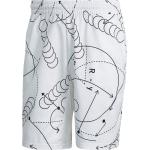 Weiße adidas Graphic Herrensportshorts aus Polyester Größe XXL 