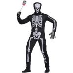 Schwarze Meme / Theme Halloween Skelett Kostüme Dia de los Muertos aus Polyester für Herren Größe XXL 