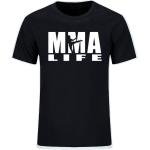 Herren T-Shirts Drucken Muhammad ALI Boxer Kampf MMA T-Shirt Männer Baumwolle MMA Lebenskampf Kurzarm Plus Size Tops