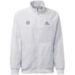 Herren Tennissweatshirt Adidas Tennis Uniforia Jacket M - white/reflective silver/dash grey S