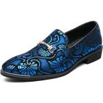 Blaue Business Flache Business-Schuhe für Herren Größe 46 